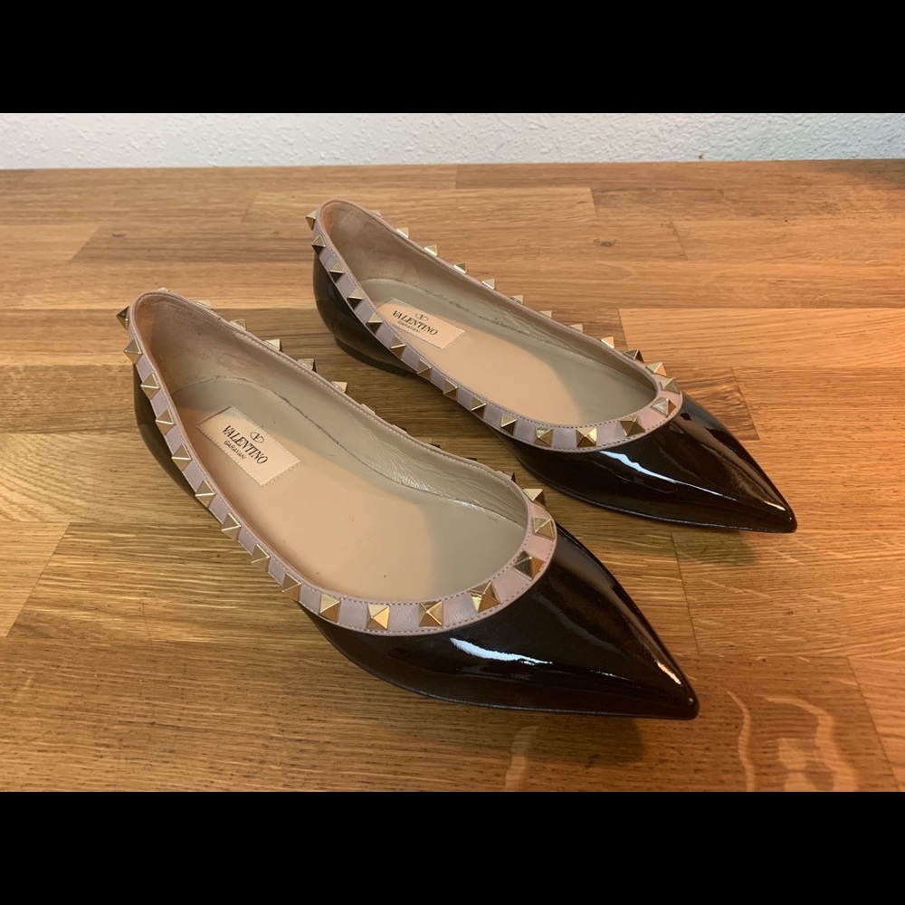 Valentino Rockstud Ballerina flats